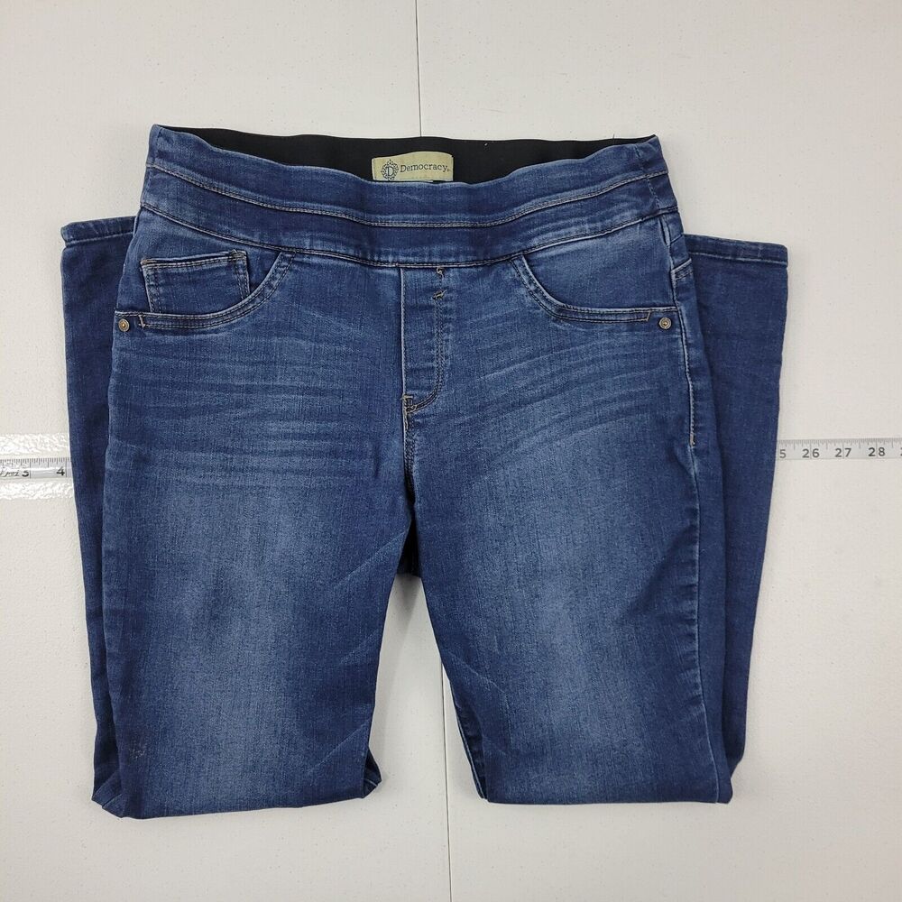 Democracy ab technology jeans slim skinny 8 denim‎ womens blue 3593